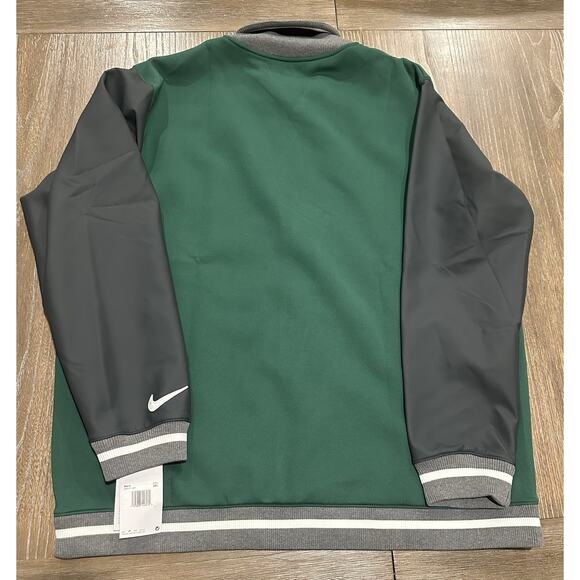 $230 Nike Team Green Letterman Jacket Full-Snap Men's Size XXL DJ5971-341 - Picture 5 of 11